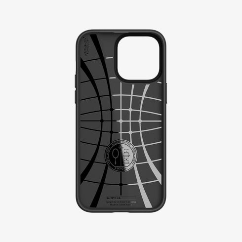 ACS04634 - iPhone 14 Pro Max Case Core Armor in matte black showing the back